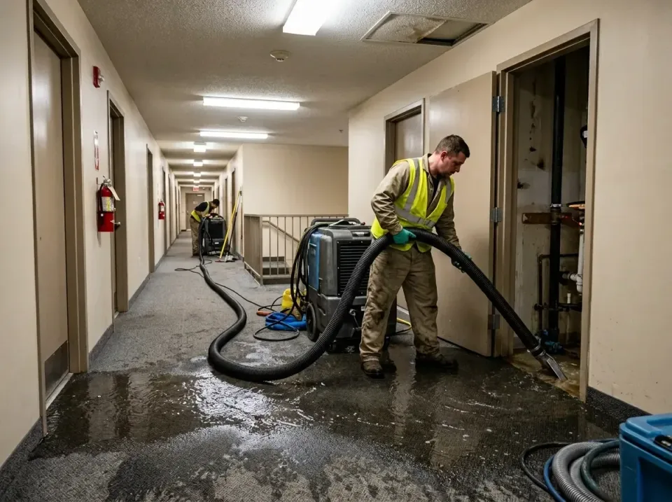 multi-unit-apartment-hallway-f-005 — frequently asked questions, Emergency Burst Pipe Water Extraction & Removal in Travis R…